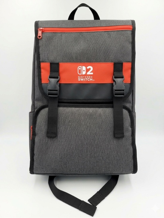 Nintendo Other - Nintendo Switch 2 Gray & Red Travel Backpack